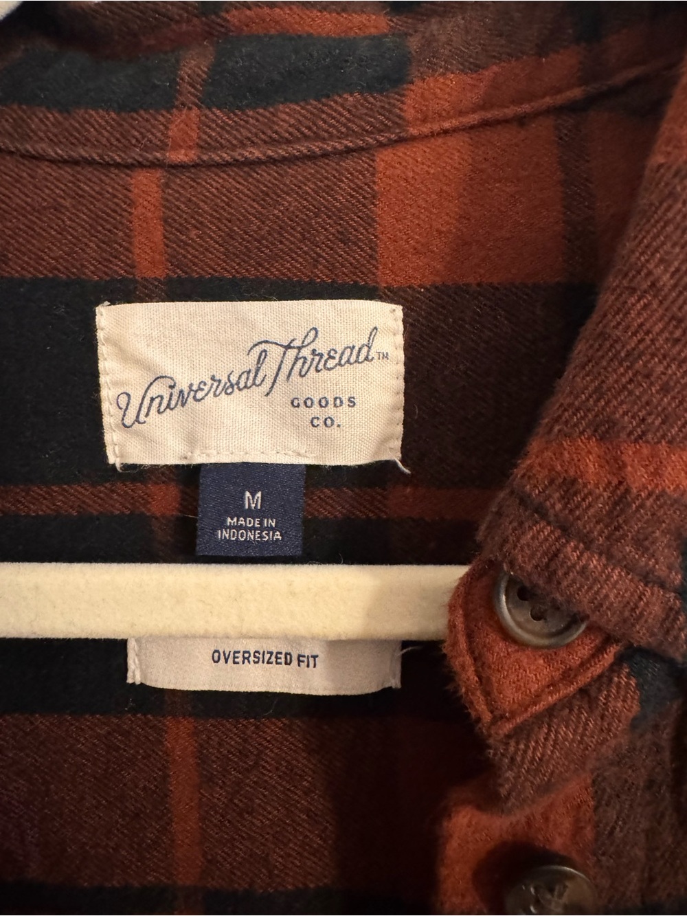 Universal Thread Oversized Flannel - Picture 2 of 2